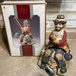Melody In Motion Willie the Fisherman Figurine